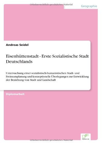 Cover for Andreas Seidel · Eisenhuttenstadt - Erste Sozialistische Stadt Deutschlands (Paperback Book) [German edition] (2000)