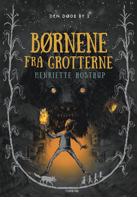 Cover for Henriette Rostrup · Den døde by bind: Børnene fra grotterne (Innbunden bok) [1. utgave] (2019)