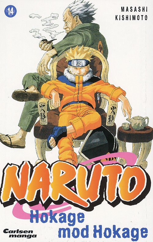 Cover for Masashi Kishimoto · Naruto. Carlsen manga., 14: Naruto 14: Hokage mod Hokage (Hæftet bog) [1. udgave] (2007)