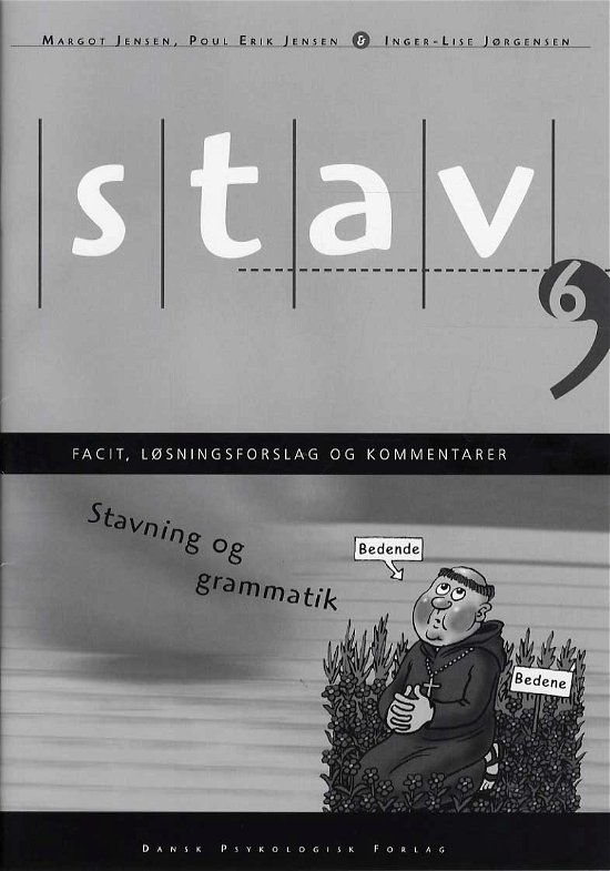 Cover for Inger-Lise Jørgensen, Margot Jensen, Poul Erik Jensen · STAV 6 - Facit, løsningsforslag og kommentarer, 5. udgave (Sewn Spine Book) [5.º edición] (2015)