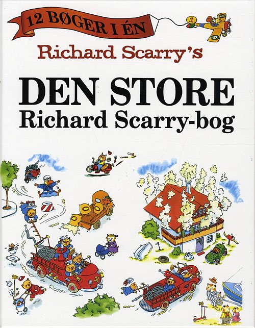 Cover for Richard Scarry · Richard Scarry´s Den store Richard Scarry-bog (Inbunden Bok) [1:a utgåva] [Indbundet] (2009)