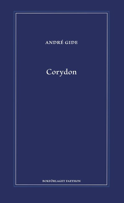 Cover for André Gide · Corydon (Bound Book) (2023)