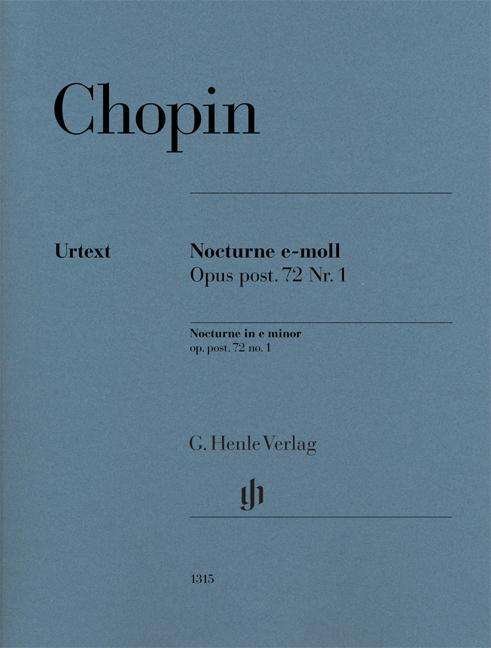 Cover for Chopin · Nocturne e-moll op. post. 72,1, (Buch)