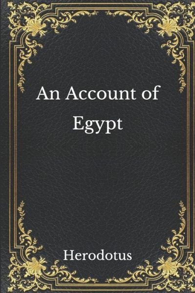 Cover for Herodotus · An Account of Egypt (Pocketbok) (2020)