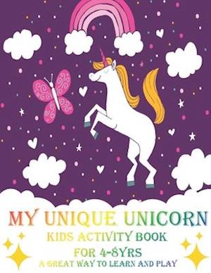 Cover for Okey Osuji · My Unique Unicorn Kids Activity Book For 4-8yrs (Paperback Book) (2020)