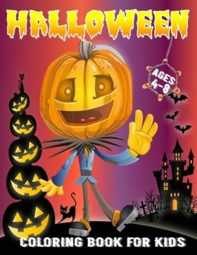 Cover for Xskul Art · Halloween Coloring Book For Kids Ages 4-8 (Paperback Book) (2020)