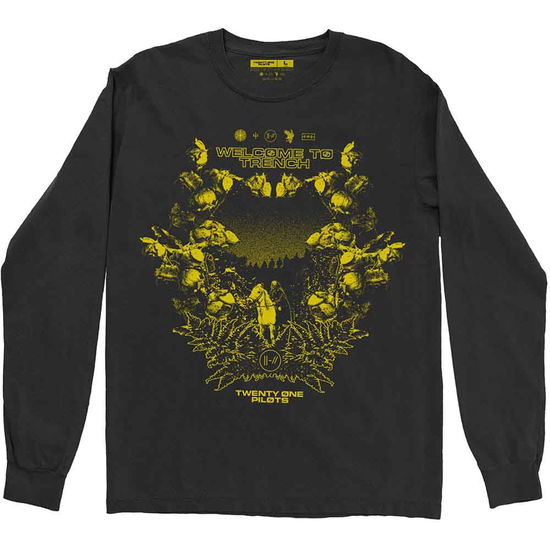 Twenty One Pilots Unisex Long Sleeve T-Shirt: Trench Scene - Twenty One Pilots - Mercancía -  - 9950670907158 - 