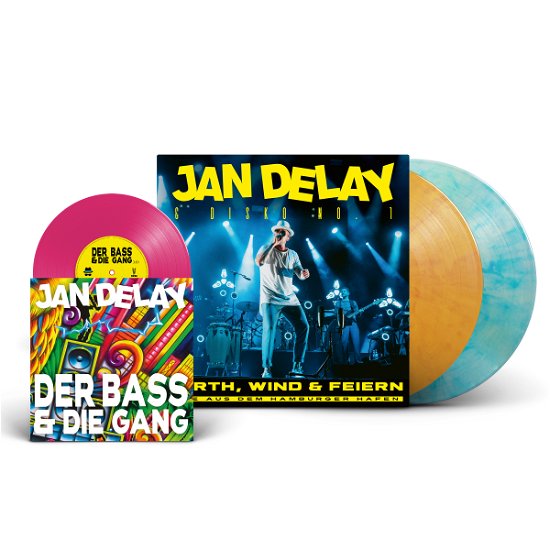 Cover for Jan Delay · Earth,wind &amp; Feiern - Live Hh Hafen (Farbige Lp) (LP) (2022)