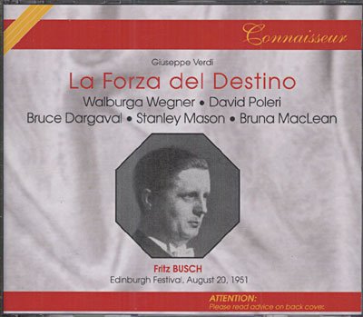 Cover for Busch Fritz - Wegner - Poleri - Dargaval · Verdi - La Forza Del Destino - Edinbur (CD) (2004)