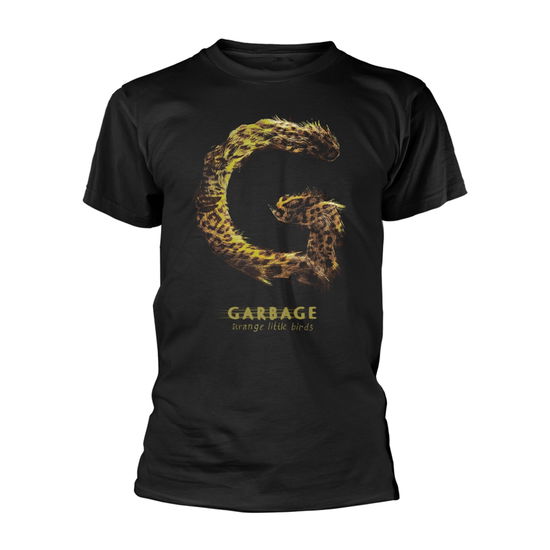 Cover for Garbage · Strange Little Birds (T-shirt) [size XXL] [Black edition] (2018)