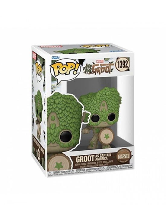 Cover for Funko Pop Marvel · Funko Pop Marvel We Are Groot Captain America (Funko POP!) (2024)