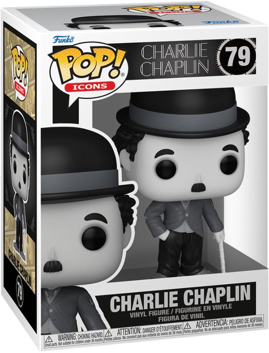 Funko Pop Icons Charlie Chaplin the Tramp - Pop Icons - Produtos - Funko - 0889698810159 - 30 de dezembro de 2024