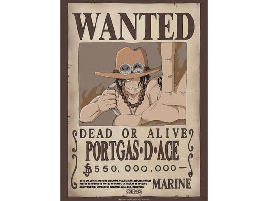 Cover for Abysse · ONE PIECE  - Poster «Wanted Ace» (52x38) (Leksaker)