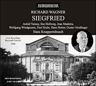 Cover for Varnay / Hollweg / Madeira / Windgassen · Siegfried (Bayreuth 1956) Andromeda Klassisk (CD) (2007)