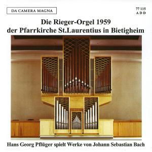 Cover for Bach,j.s. / Fluger · Rieger-organ 1959 Der (CD) (2012)