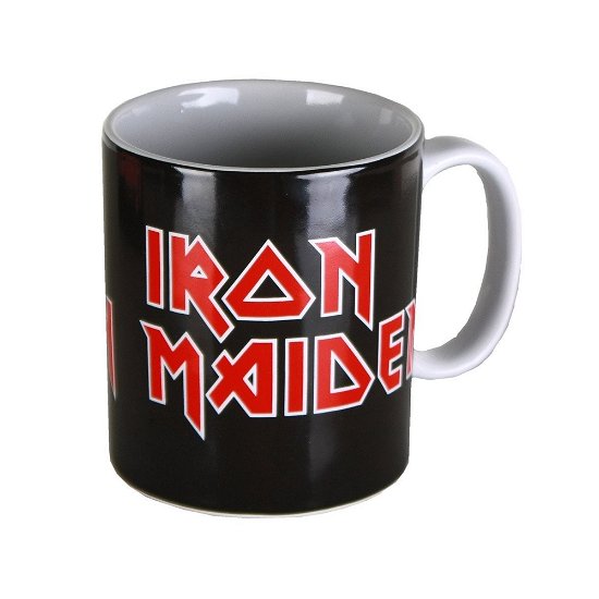 Cover for Iron Maiden · Iron Maiden Logo Mug (Mug) [White edition] (2018)