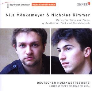 Beethoven / Part / Shostakovich / Rimmer · Works for Viola & Piano (CD) (2008)