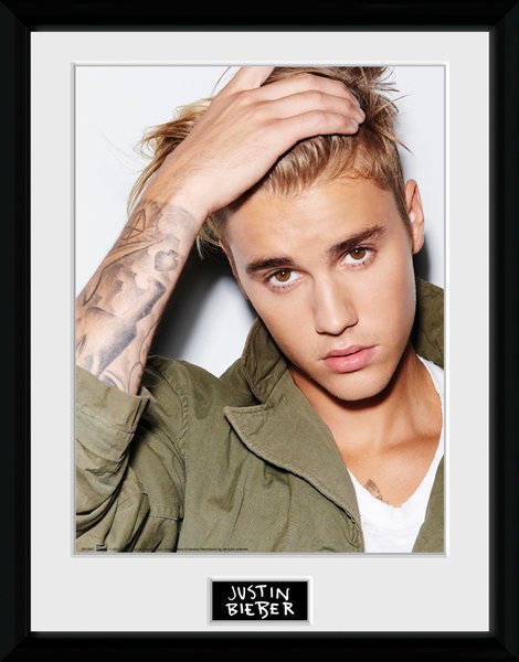 Cover for Justin Bieber · Justin Bieber: Green Jacket (Stampa In Cornice 30x40 Cm) (MERCH)