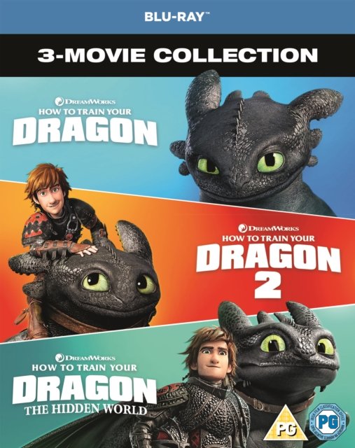 How to Train Your Dragon: 3 Film Collection [blu-ray] - How to Train Your Dragon 1-3 - Film - UNIVERSAL - 5053083186159 - 10. juni 2019