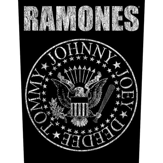 Ramones Back Patch: Classic Seal - Ramones - Produtos - Razamataz - 5055339777159 - 19 de agosto de 2019