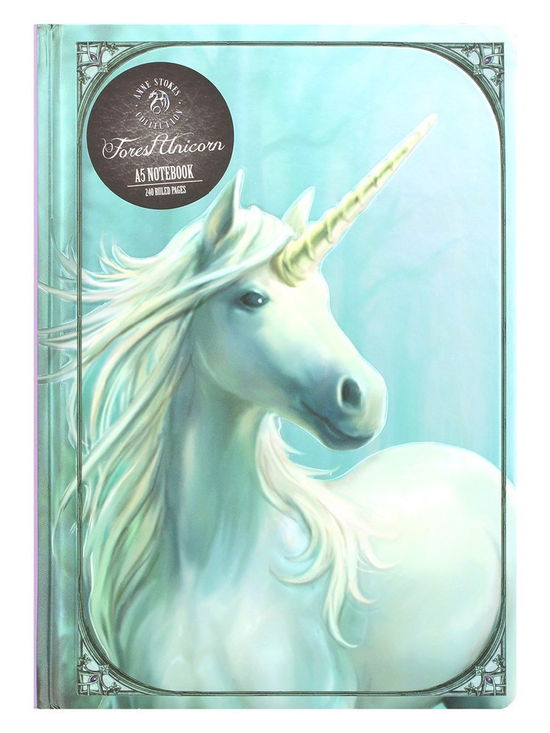 Cover for Anne Stokes · Anne Stokes - Forest Unicorn (Quaderno A4) (MERCH)