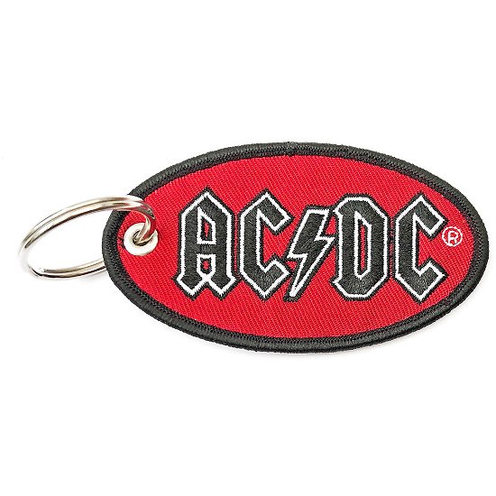 Cover for AC/DC · AC/DC Keychain: Oval Logo (Double Sided Patch) (MERCH)
