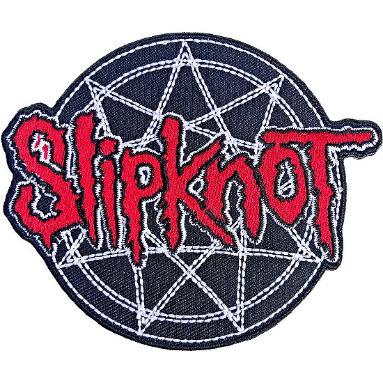 Cover for Slipknot · Slipknot Standard Woven Patch: Red Logo Over Nonogram (Patch)