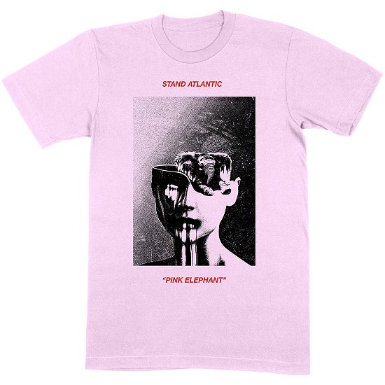 Stand Atlantic Unisex T-Shirt: Pink Elephant - Stand Atlantic - Koopwaar -  - 5056368655159 - 