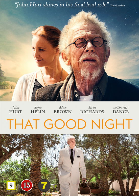 That Good Night - John Hurt / Charles Dance / Sofia Helin - Películas - BLD Media - 7350011901159 - 3 de septiembre de 2018