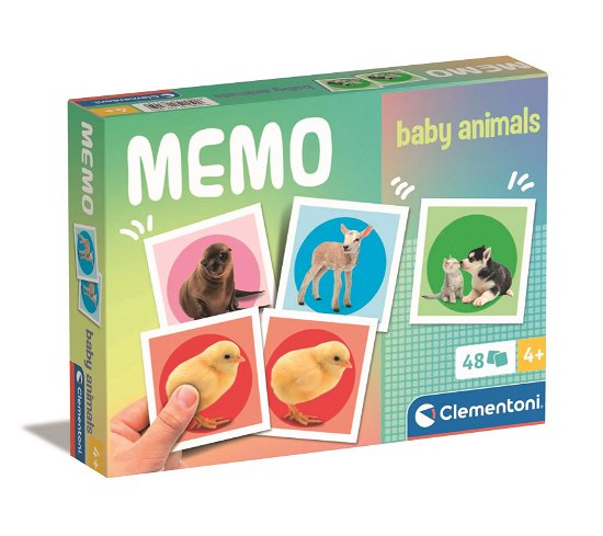 Memo Pocket Baby Animals - Clementoni - Gesellschaftsspiele -  - 8005125183159 - 15. Februar 2024