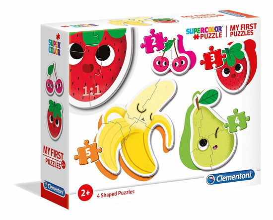 Puslespil, Mit første, Fruits, 2-3-4-5 brikker - Clementoni: My First Puzzle - Jogo de tabuleiro - Clementoni - 8005125208159 - 6 de outubro de 2023