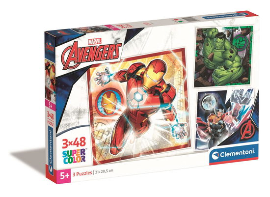 Puslespil Avengers, 3x48 brikker - Clementoni - Gesellschaftsspiele -  - 8005125253159 - 1. Juli 2024