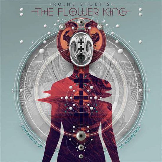 Cover for Roine Stolt's the Flower King · Manifesto of an Alchemist (Red / Black Vinyl) (LP) [Coloured edition] (2022)