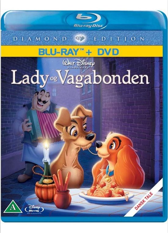 Cover for Walt Disney · Lady og Vagabonden (Blu-ray/DVD) [Diamond edition] (2012)