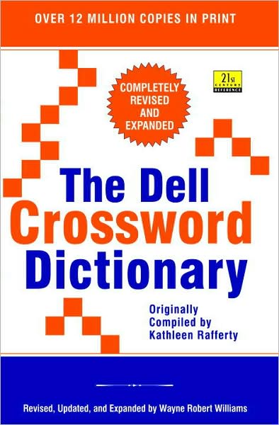 Cover for Wayne Robert Williams · The Dell Crossword Dictionary - 21st Century Reference (Paperback Book) [Rev Upd Ex edition] (1995)