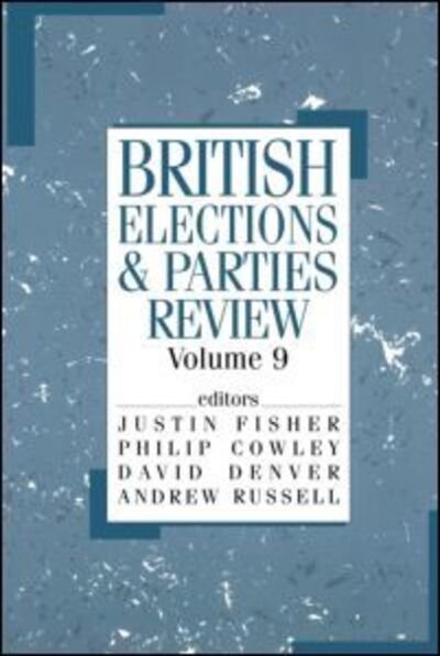 Cover for David Denver · British Elections &amp; Parties Review (Hardcover Book) (1999)