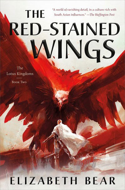 Cover for Elizabeth Bear · The Red-Stained Wings: The Lotus Kingdoms, Book Two (Hardcover Book) (2019)