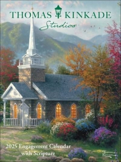 Cover for Thomas Kinkade · Thomas Kinkade Studios 12-Month 2025 Monthly / Weekly Engagement Calendar with Scripture (Calendar) (2024)