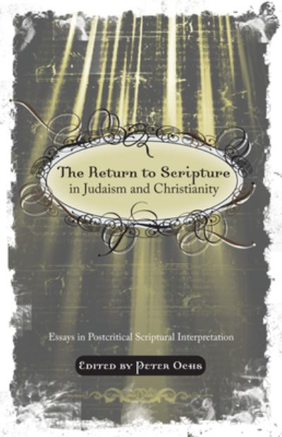 Cover for Peter Ochs · Return to Scripture in Judaism and Christianity (Book) (2008)
