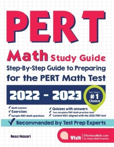 PERT Math Study Guide - Reza Nazari - Books - Effortless Math Education - 9781637190159 - December 30, 2020