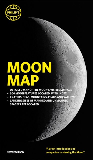 Philip's Moon Map - Philip's Maps - Books - Octopus Publishing Group - 9781849076159 - March 3, 2022