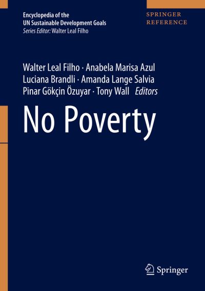 Cover for Walter Leal Filho · No Poverty (Taschenbuch) (2021)