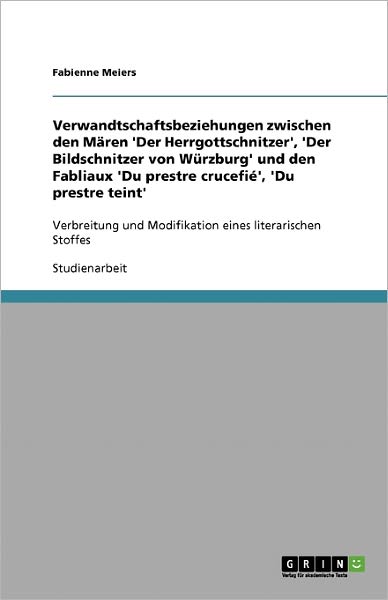 Cover for Meiers · Verwandtschaftsbeziehungen zwisc (Book) [German edition] (2013)