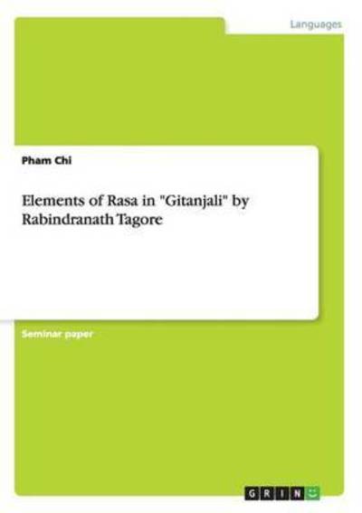 Cover for Chi · Elements of Rasa in &quot;Gitanjali&quot; by (Book)