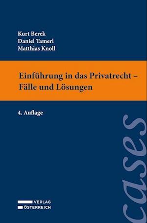 Cover for Berek:einführung In Das Privatrecht · F (Book)