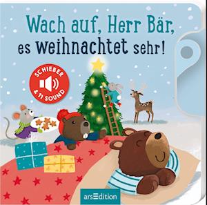 Cover for Joschi Mühl · Wach auf, Herr Bär, es weihnachtet sehr! (Board book) (2021)