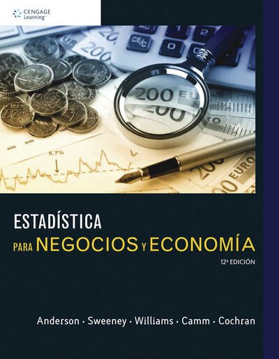 Cover for Anderson, David (University of Cincinnati) · Estad?stica para Negocios y Econom?a (Taschenbuch) (2015)