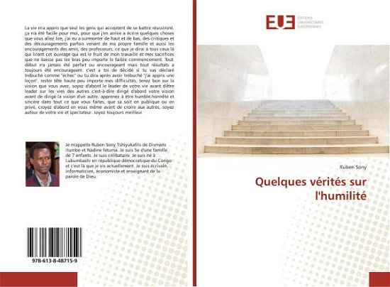 Cover for Sony · Quelques vérités sur l'humilité (Book)