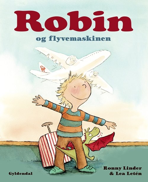 Cover for Ronny Linder · Robin og flyvemaskinen (Indbundet Bog) [1. udgave] (2019)