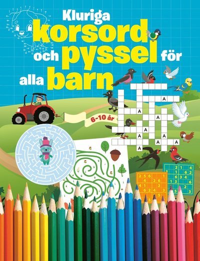 Cover for Bokförlaget Semic · Kluriga korsord och pyssel för alla barn (Buch) (2023)